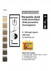 100 Acido Peractico test strips 0-500 PPM 0 - 100 - 150 - 200 - 250 - 300 - 400 - 500 mg/L or PPM